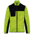 Veste recyclée en polytricot homme Fluorescent Yellow Melange / Black WK. Designed To Work