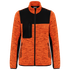 Veste recyclée en polytricot femme Fluorescent Orange Melange / Black WK. Designed To Work