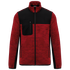 Veste recyclée en polytricot homme Red Melange / Black WK. Designed To Work