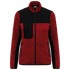 Veste recyclée en polytricot femme Red Melange / Black WK. Designed To Work