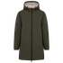 Veste écoresponsable imperméable doublée en sherpa unisexe Organic Khaki Native Spirit