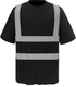 T-shirt manches courtes haute visibilité Black Yoko