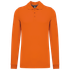 Polo manches longues homme Orange WK. Designed To Work