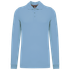 Polo manches longues homme Sky Blue WK. Designed To Work