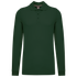 Polo manches longues homme Forest Green WK. Designed To Work