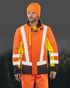 Veste softshell de sécurité recyclé 3 couches Fluorescent Yellow / Orange / Black Result