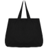 Sac shopping en lin 160GSM Black Spasso