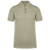 Polo écoresponsable en maille homme Almond Green Spasso