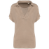 Polo en lin femme Wet Sand Spasso