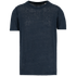 T-shirt en lin homme Navy Blue Spasso