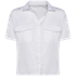 Chemise écoresponsable oversize en lyocell femme Washed White Spasso