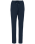 Pantalon écoresponsable délavé en lyocell femme Washed Navy Blue Spasso