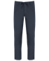 Pantalon délavé en lin homme Washed Navy Blue Spasso
