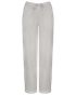 Pantalon délavé en lin femme Washed White Spasso