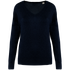 Pull écoresponsable col V en lyocell femme Navy Blue Spasso