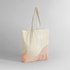 Sac fourre-tout organique à imprimé tourbillon Natural / Peach Westford Mill