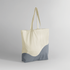 Sac fourre-tout organique à imprimé tourbillon Natural / Blue Grey Westford Mill