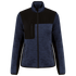 Veste recyclée en polytricot femme Navy Melange / Black WK. Designed To Work