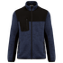Veste recyclée en polytricot homme Navy Melange / Black WK. Designed To Work
