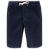 Short écoresponsable en velours côtelé homme Navy Blue Spasso