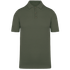 Polo écoresponsable en maille homme Organic Khaki Spasso