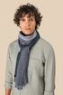 Chèche en twill unisexe Graphite Ink Stripes Spasso