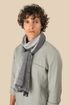 Chèche à rayures unisexe Urban Grey Stripes Spasso