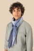 Chèche à rayures unisexe Blue Classic Checks Spasso