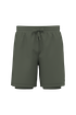 Short écoresponsable 2 en 1 avec sous short intégré homme Sporty Khaki PROACT®