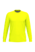 T-shirt unisexe écoresponsable manches longues coton/polyester Fluorescent Yellow WK. Designed To Work