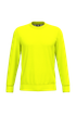 Sweat-shirt unisexe écoresponsable polyester/coton Fluorescent Yellow WK. Designed To Work