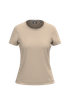 T-shirt à traitement antibactérien femme Light Sand WK. Designed To Work