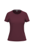 T-shirt à traitement antibactérien femme Wine WK. Designed To Work