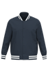 Veste teddy rembourrée écoresponsable unisexe Navy Blue Native Spirit