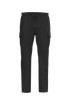 Pantalon cargo écoresponsable délavé French Terry homme Washed black Native Spirit
