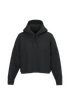 Sweat-shirt crop à capuche femme Black PROACT®