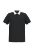 Maillot lifestyle à col polo unisexe Black / White / Gold PROACT®