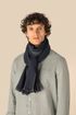Chèche à rayures unisexe Marine Twill Stripes Spasso