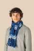 Chèche à imprimé floral unisexe Blue Floral Print Spasso