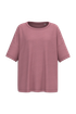 T-shirt écoresponsable slub oversize femme Antique Rose Spasso