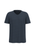 T-shirt écoresponsable col slub à épaules tombantes homme Navy Blue Spasso