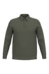 Polo écoresponsable manches longues homme Organic Khaki Spasso