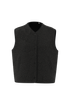 Veste sans manches en sherpa femme Black Spasso