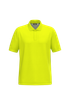 Polo unisexe écoresponsable coton/polyester Fluorescent Yellow WK. Designed To Work