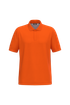 Polo unisexe écoresponsable coton/polyester Fluorescent Orange WK. Designed To Work
