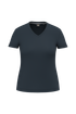 T-shirt écoresponsable col V antibactérien femme Navy WK. Designed To Work