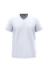 T-shirt écoresponsable col V antibactérien homme White WK. Designed To Work