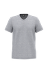 T-shirt écoresponsable col V antibactérien homme Oxford Grey WK. Designed To Work