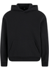 BY284 Fluffy Hoody Build Your Brand Black BUILD YOUR BRAND