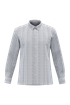 Chemise rayée en lin homme White / Navy Blue Stripes Spasso